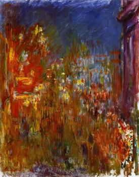 Claude Oscar Monet : Leicester Square at Night